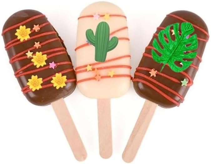 AMBESTEE Cactus Silicone Fondant Moulds Cacti Hawaiian Cake Moulds Set for Making Sugar Chocolate Candy Gum Paste Cupcake Cake Decoration Supplies - Image 3